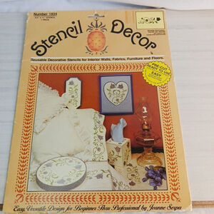 1983 Plaid Stencil Decor TULIPS GO 'Round Reusable Decorative Stencil #1834